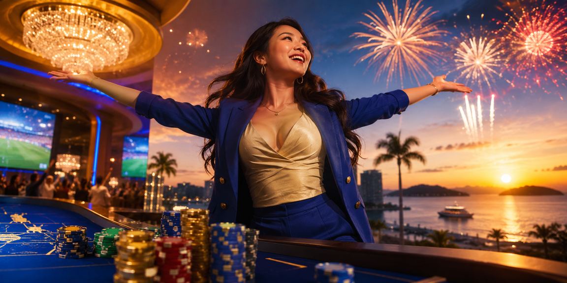 Pengguna menikmati permainan blackjack menggunakan aplikasi mudah alih di Kota Kinabalu