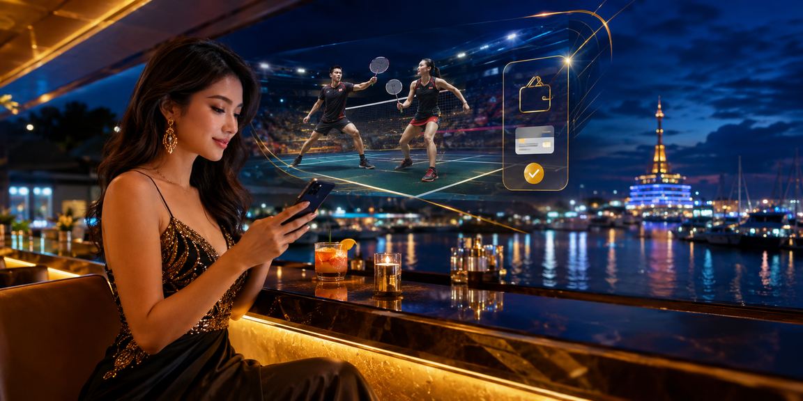 Pemain menggunakan telefon pintar bermain blackjack dalam talian dengan mudah